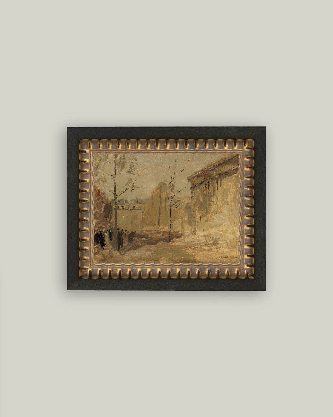 Place De La Madeleine Framed Antique Art: 7x5