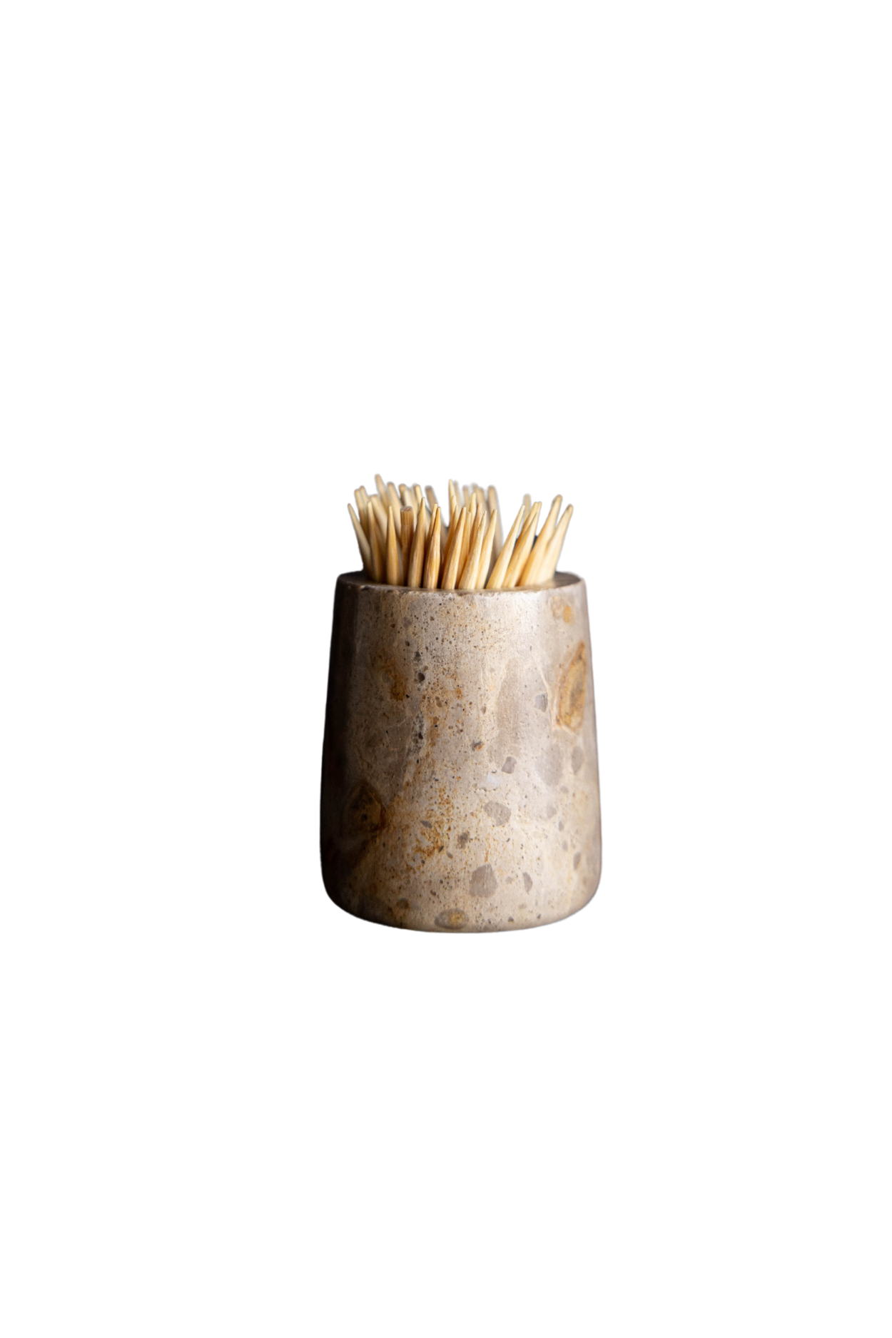 Chocolate Marble Toothpick Holder