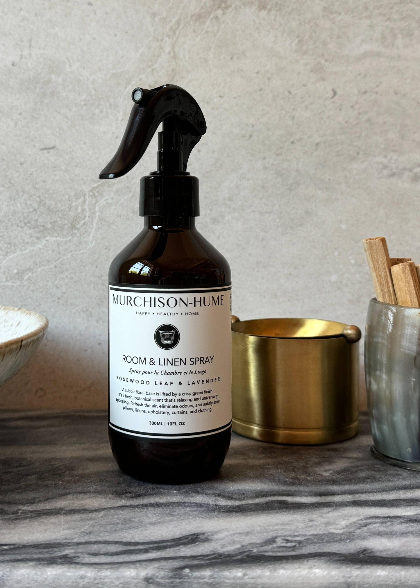Murchison-Hume Room & Linen Spray | Plant-Based Freshener: Basil Mandarin Kale