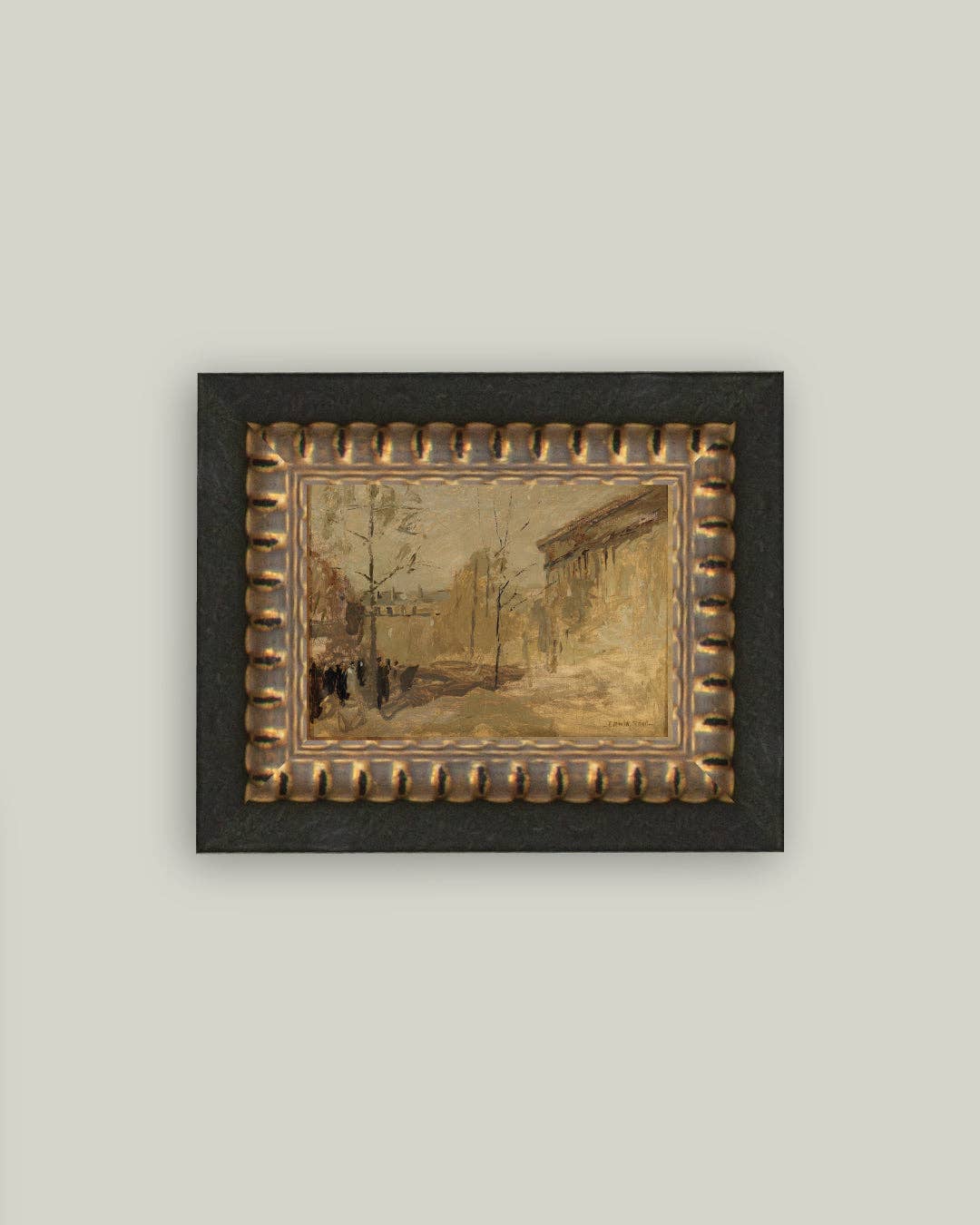 Place De La Madeleine Framed Antique Art: 7x5