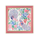 Peacock Party in Pink 20" Square