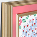 Peacock Party in Pink 20" Square