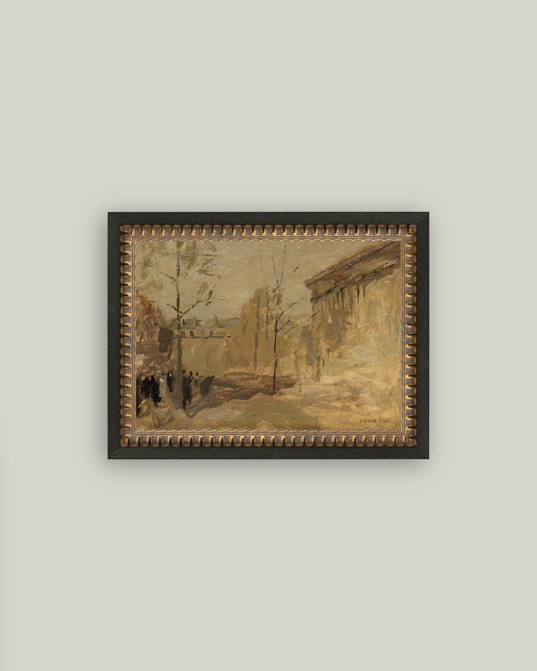 Place De La Madeleine Framed Antique Art: 7x5